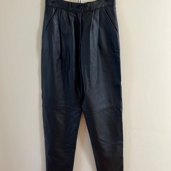 Genuine Leather Pants - Picture 1 of 8